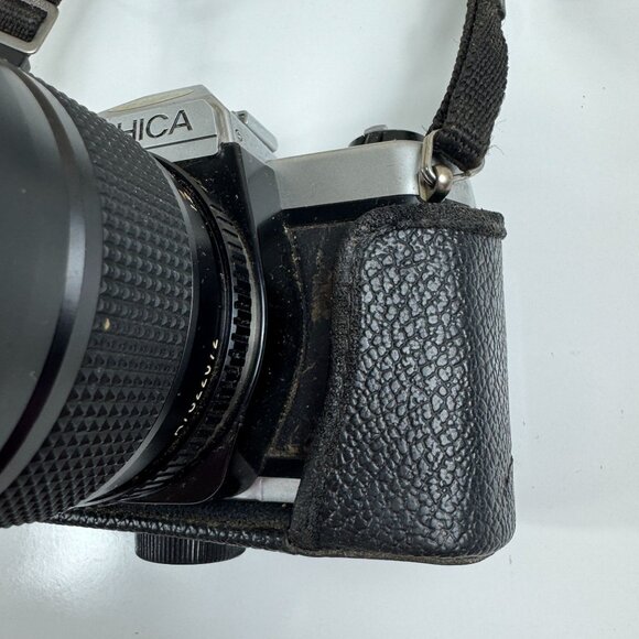 Yashica FX-7 35mm SLR Film Camera ML Zoom 42-75mm 1:3.5-4.5 Lens UNTESTED VTG - Picture 5 of 10